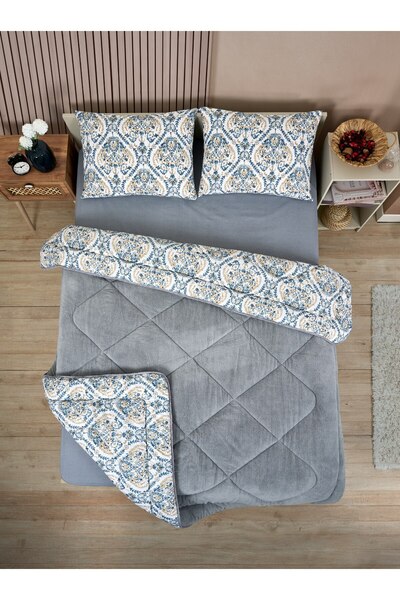 ETE HOMETEX Double Luxury Welsoft Bedspread Set 195X215Cm