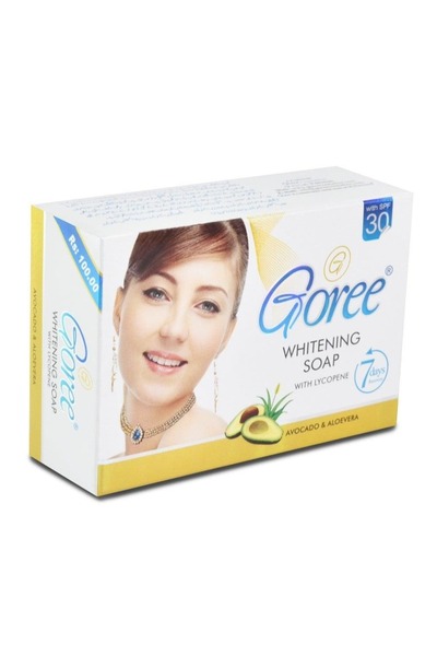 goree Korean White Avocado Whitening Soap - 100g