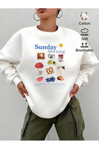 Jose Clothing Μακρυμάνικο φούτερ με στάμπα Premium Oversize Cut