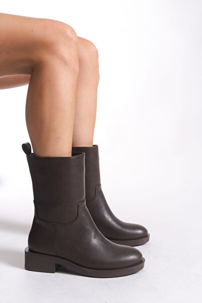 Riccon Elalynth Women's Short Boots 00128835 Brown Skin