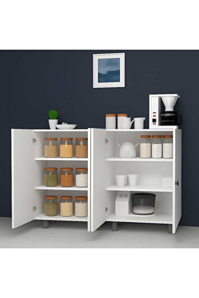 HOME GALLERY Çok Amaçlı Dolap Yan Yana Kurulum 100 cm Mdf