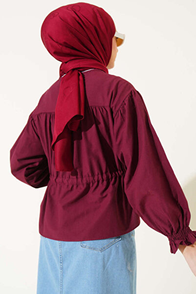 MODA Short Shirt with Drawstring Waist Skirt