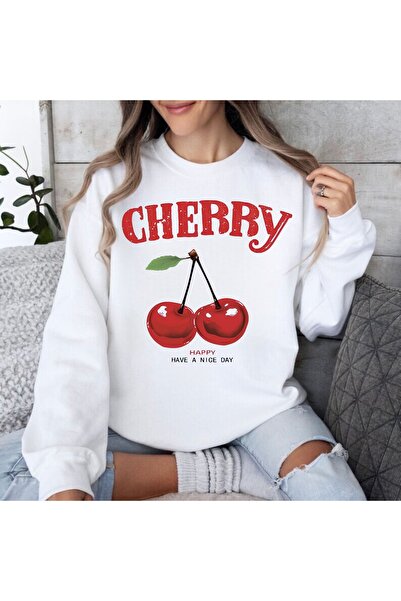 Jose Clothing Hanorac imprimat cu mânecă lungă, cu croială supradimensionată ...