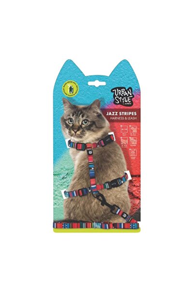 M-PETS Urban Style Jazz Stripes Cat Collar Set