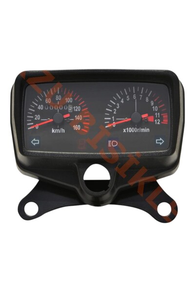 monero CG Serisi Kilometre Saati [Devir Saati Telli] [160 KM] [Kırmızı Işıklı] (Monero)