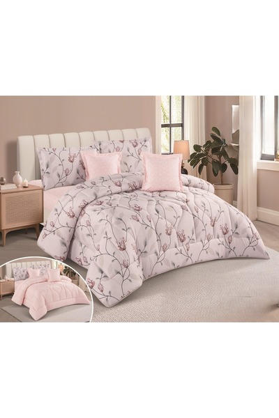 SNOOZYL Summer printed double bedspread with microfiber filling, size 170*220 cm