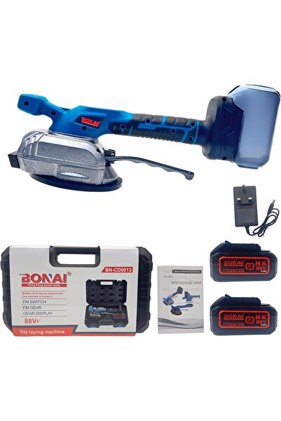 Bonai 88VF Cordless Tile Laying Machine with FM Gear Display |80kgSuction | 2...