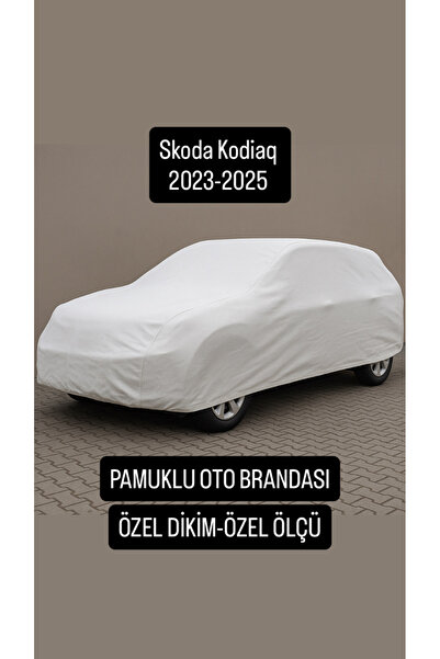 içel çadır خيمة سيارة سكودا كودياك 2023-2025 من القطن - غطاء سيارة مقاوم للشم...