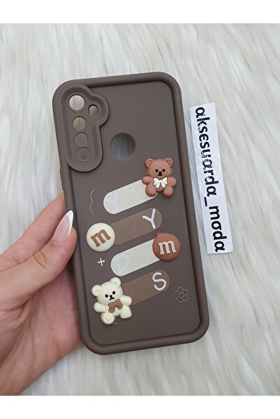 ZB Aksesuarda Moda REALME 5i - 6i - C3 UYUMLU FİGÜRLÜ SİLİKON KILIF