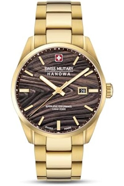 SWISS MILITARY HANOWA SMWGH0006010 ساعة رجالية بسوار من الفولاذ المقاوم للصدأ...