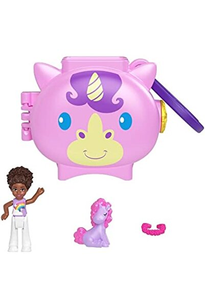 Polly Pocket Sure! Here's a product description for the Mini Pet World Unicorn Doll for Girls – Ages 3 & Up
