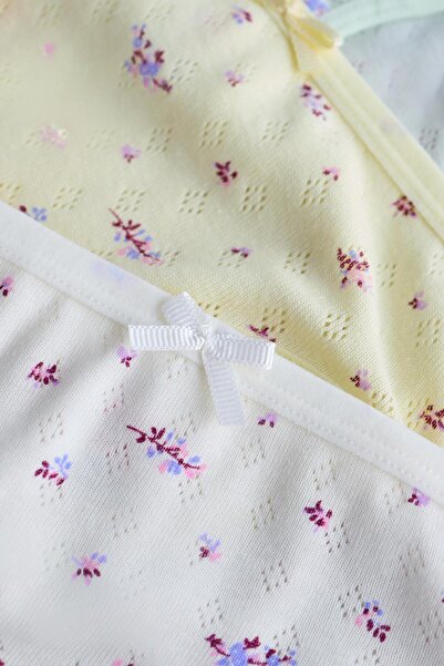 BONY SOCKS Girl's 5-Piece Slip Multicolor