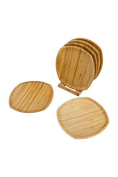 Bambum PENNE 28 CM 6 LI SERVİS SETİ KARE