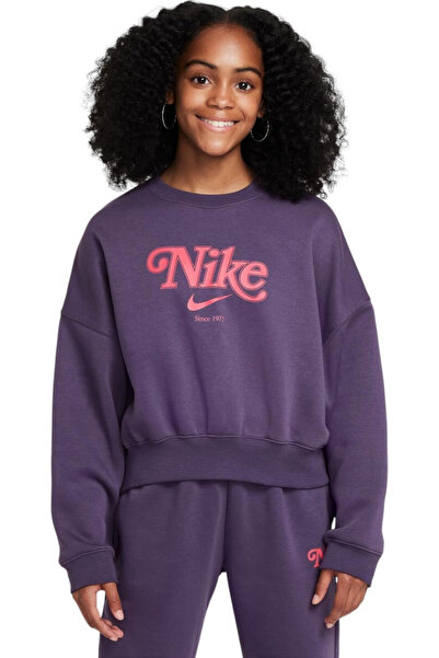 Nike Bluza Trend Φλις Κροπ - HM0531-573