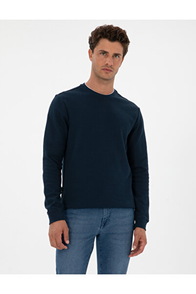 Pierre Cardin Lacivert Regular Fit Sweatshirt 50311649-VR033