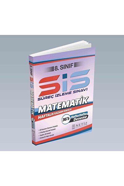 Netiz Yayıncılık Netiz 8.Sınıf Matematik Sis Süreç İzleme Sınavları ( Haftalık Kazanım Denemeleri )