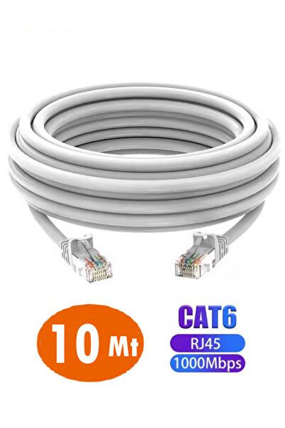 Conigitar Cat6 10 Metre İnternet Kablosu Ethernet Cable Utp Patch Kablo High ...