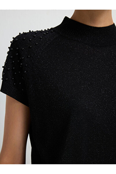 adL İnci Simli Triko Kazak