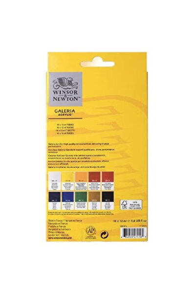 Winsor Newton Galeria Acrylic Color Paint Set for Creative Artwork