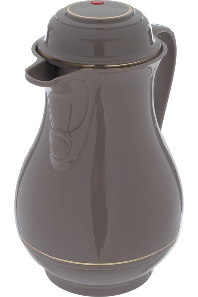 Rotpont thermos, 1 liter, thermal glass inner shell, plastic outer shell - gray