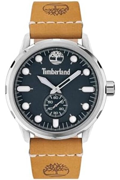 Timberland ADIRONDACK Watch For Men With Stainless steel Case And Leather Str...