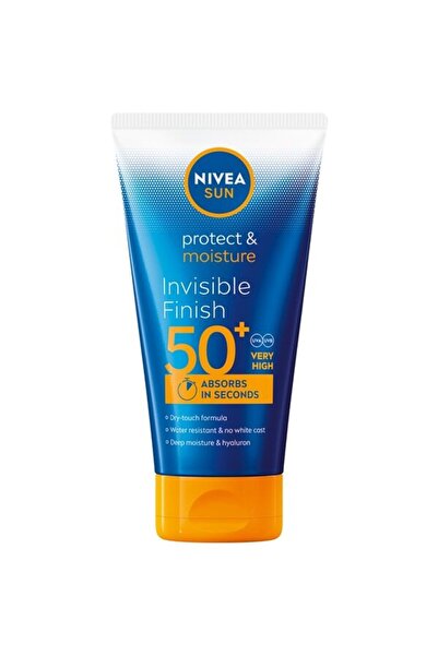 NIVEA Crema Sun Protect & Dry Touch Invisible Finish Tube SPF 50+, 150ml