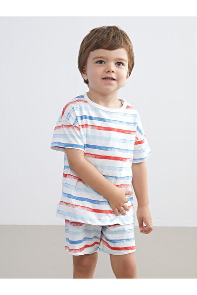LC Waikiki Sparkling Choices from Shining Store Baby Boy Shorts Pajama Set wi...