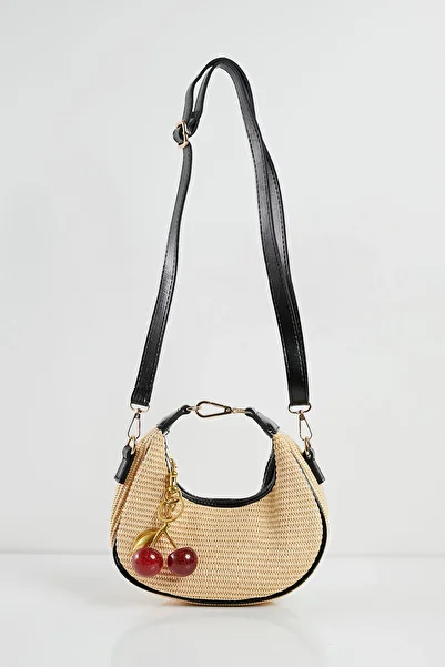 Arma Life Armalife 714 Wicker Women's Handbag with Cherry Accessories