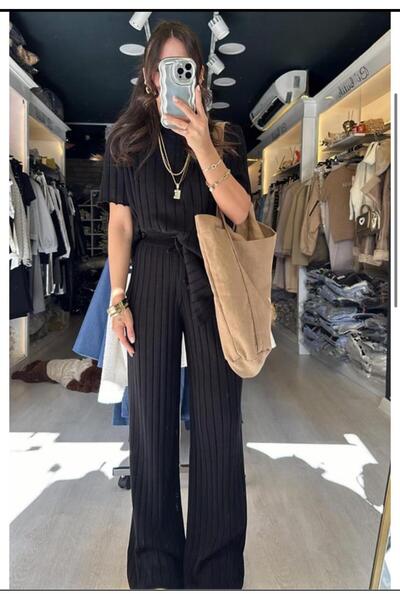 salome butik FİTİLLİ TRİKO İKİLİ TAKIM