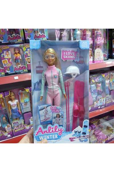 Boratila Toys Kayak Yapan Oyuncak Kız Bebek Aksesuarlı