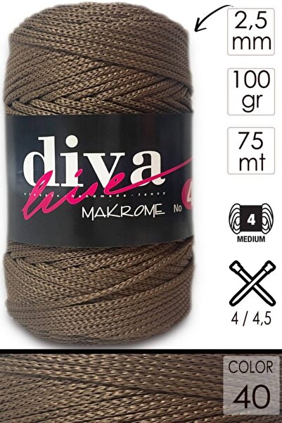 DİVA Makrome İp No:4-40