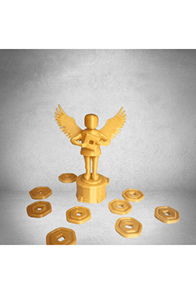 Lulu's Prints 11-piece set, Roblox Award figurine and 10 Robux Coins