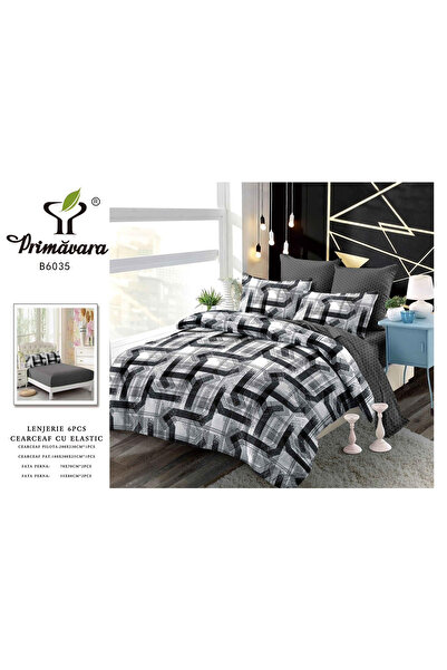 FIONNA.RO Finet Bed Linen With Elastic - Labyrinth
