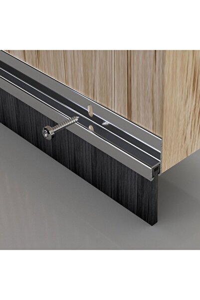 OEM Brush for door sealing and insulation, applied, with aluminum support, 90 cm