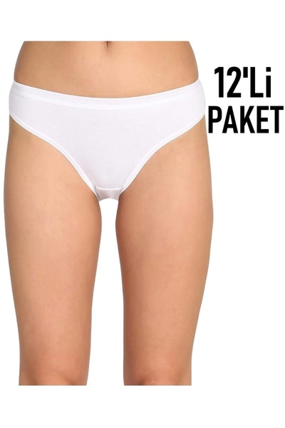 Özten Pack of 12 Luxury Lycra Non-Marking Bikini Panties Ozt12202