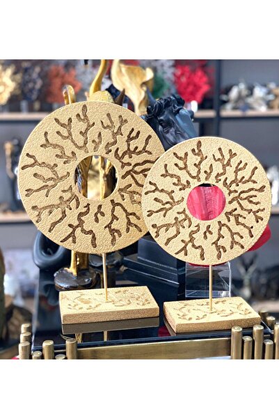 Mirsa Global 2 Li Halka Takım Biblo Modern Damarlı Halka Heykel Özel Tasarım ...