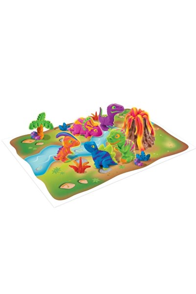 CrazArt Set plastilina cu accesorii Dino