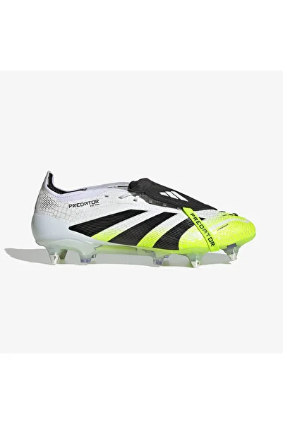 adidas Predator Elite Fold over Tongue Soft Ground Men's White Turf Soccer Shoes