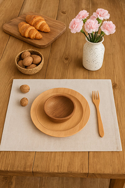 NATURAL LİFE CONCEPT natural life concept düz american servisi supla krem ame...