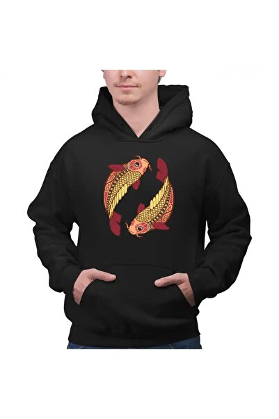 OEM Men's Hoodie Pisces Zodiac Horoscope Pisces Mandala Astrology