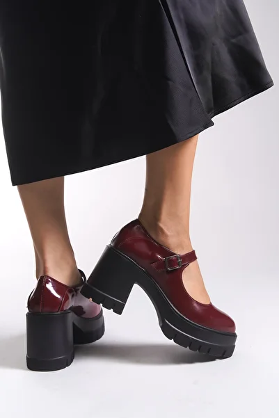 Riccon Women's Loafer 0012601 Burgundy