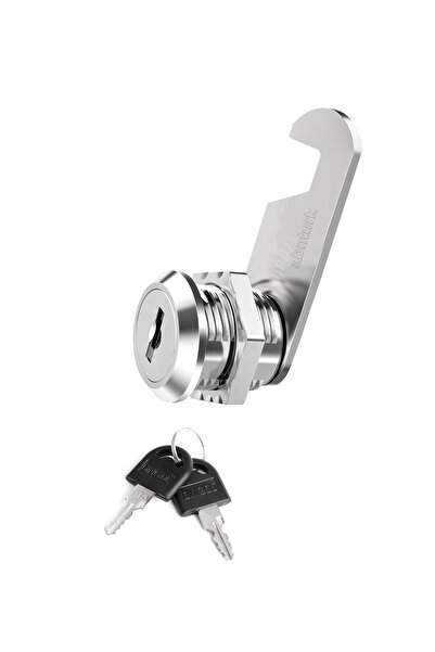 abnturk Çelik paslanmaz pano dolap kilidi Çift Anahtarlı Mandallı Model Sağla...