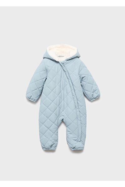 MANGO Baby Kapüşonlu kapitone anorak
