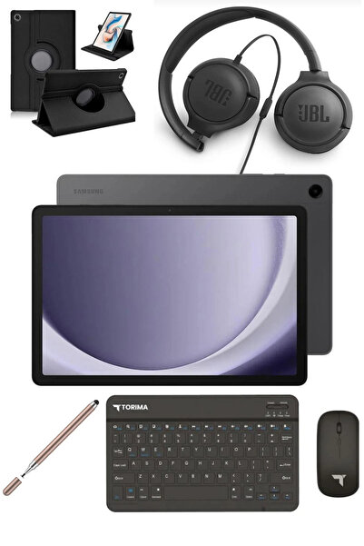 Samsung Galaxy Tab A9 PLUS 8 GB RAM 256 GB 11'' TABLET+KILIF+KALEM+KLAVYE+MOUSE+KULAKLIK
