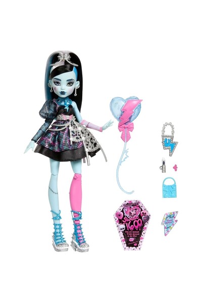 MONSTER HIGH Scary Sweet Birthday Frankıe Steın Sweet 1600 JBG73 JBG75
