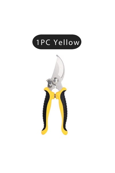 Choice Yellow Pruner Garden Scissors Professional Sharp Bypass Pruning Shears Tree Trimmers Secateurs Hand
