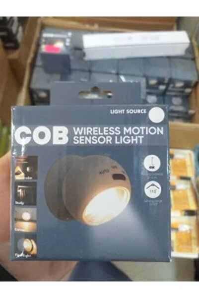 Generic COB Wireless Motion Sensor Light with 3 Modes, Wide Angle Detection & Portable LED Lighting