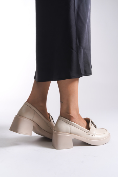 Riccon Kadın Loafer 00120200 Bej