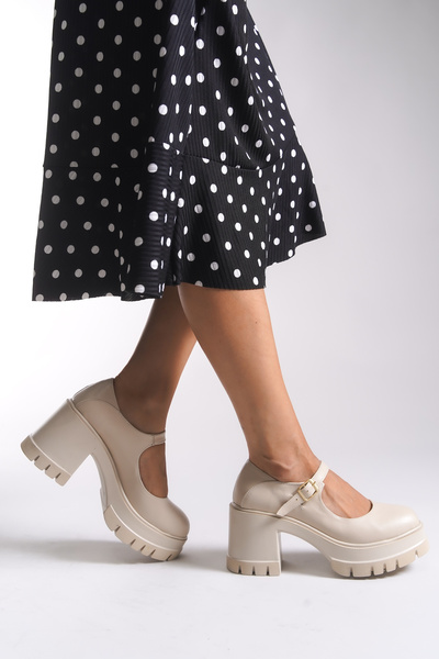 Riccon Жіночі лофери 0012601 Бежеві