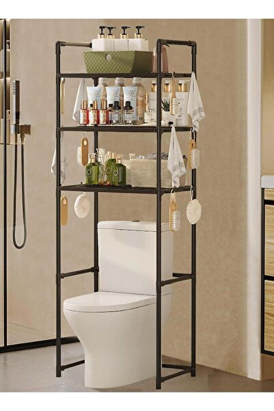 Generic Washing Machine Storage Rack, 3 Tier, Bathroom Organizer, Laundry Room Shelve, Utility Shel
